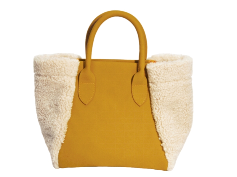 Fleece Handbag - Mustard PK22067
